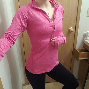 Nike pink running shirt long sleeve like n…